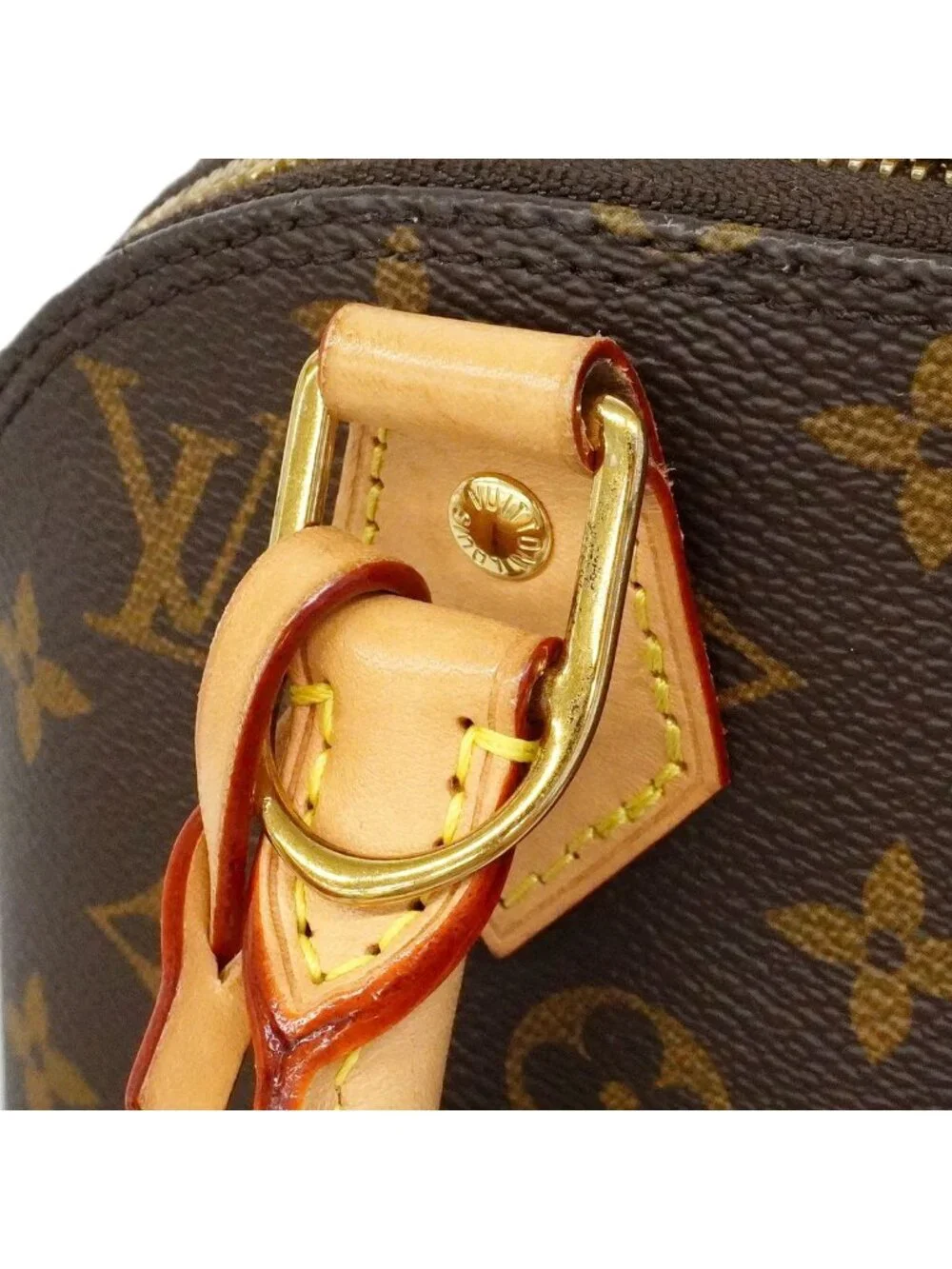 Louis Vuitton Handbag Monogram Alma BB Brown 2-Way